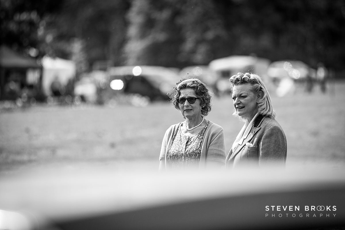 Britain Does Vintage Stody Lodge Norfolk photographer steven brooks photographs Britain Does Vintage at Stody Lodge two women in vintage clothes