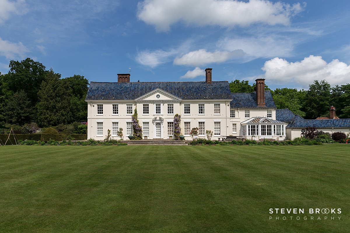 Britain Does Vintage Stody Lodge Norfolk photographer steven brooks photographs athe rear view of Stody Lodge