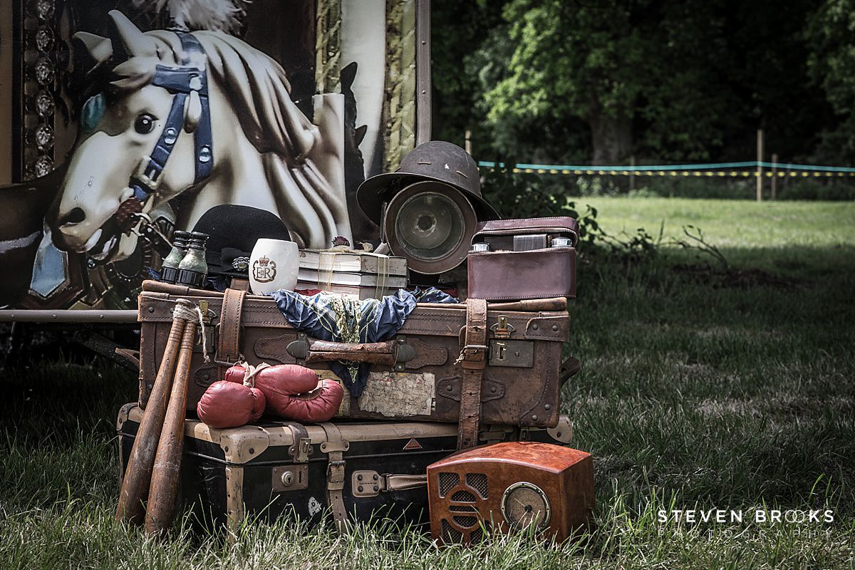 Britain Does Vintage Stody Lodge Norfolk photographer steven brooks photographs vintage bric-a-brac at Britain Does Vintage in Norfolk
