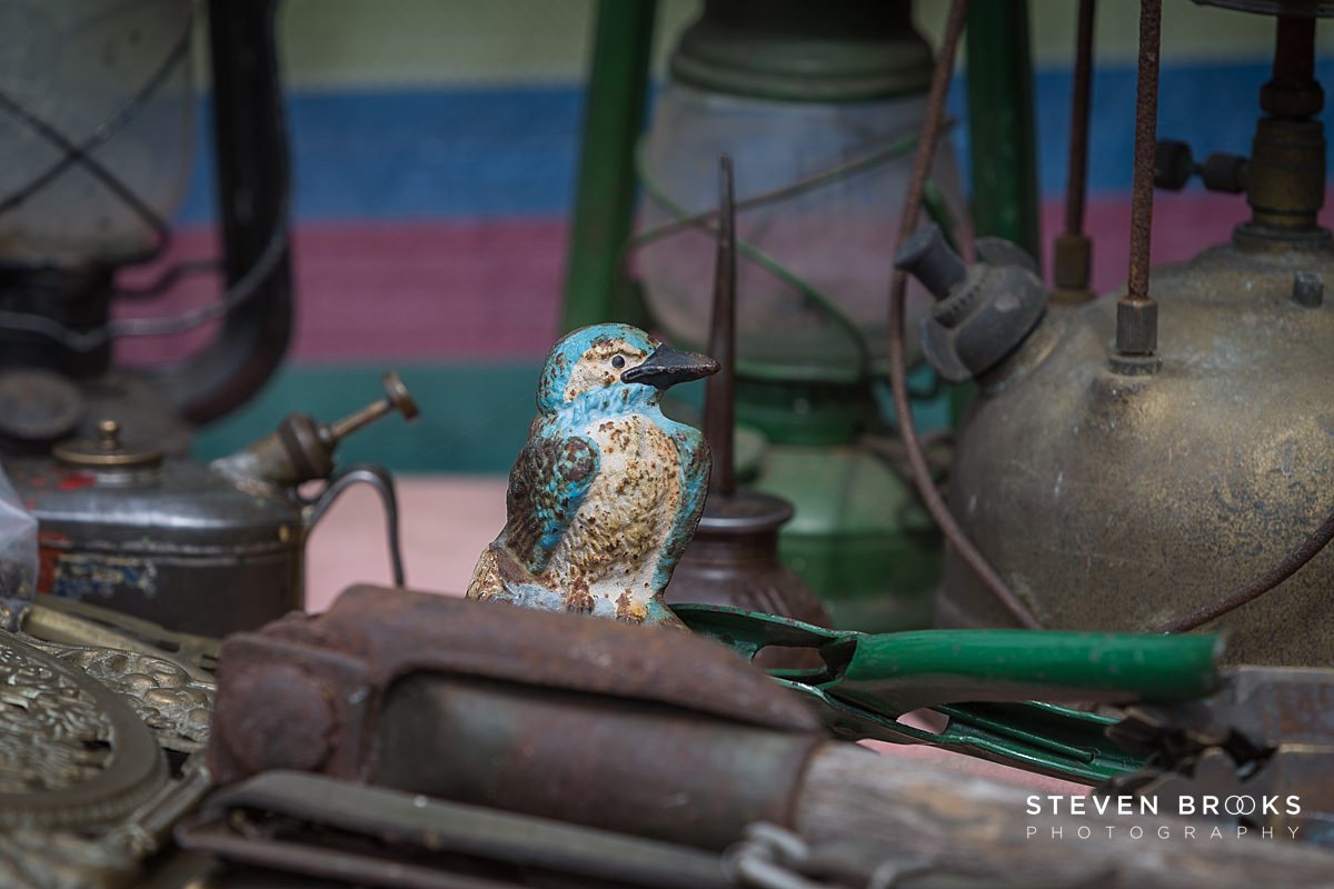 Britain Does Vintage Stody Lodge Norfolk photographer steven brooks photographs vintage metal objects at Britain Does Vintage in Norfolk
