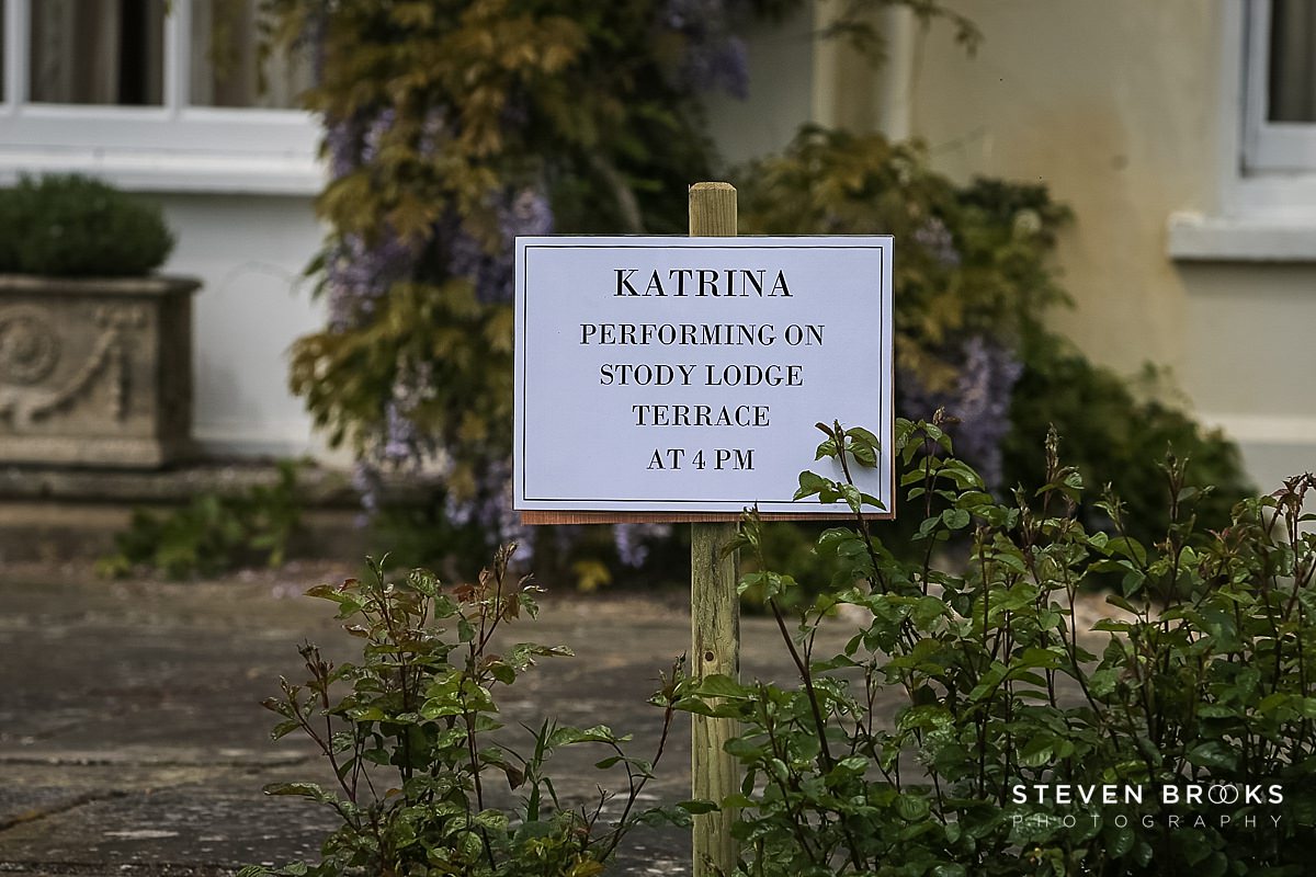 Britain Does Vintage Stody Lodge Norfolk photographer steven brooks photographs a csign for Katrina at Britain Does Vintage in Norfolk
