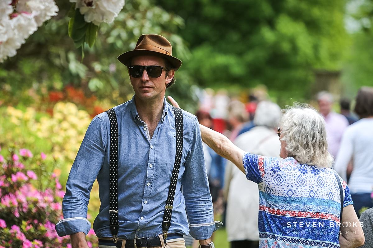 Britain Does Vintage Stody Lodge Norfolk photographer steven brooks photographs a ctrendy gentleman at Britain Does Vintage in Norfolk