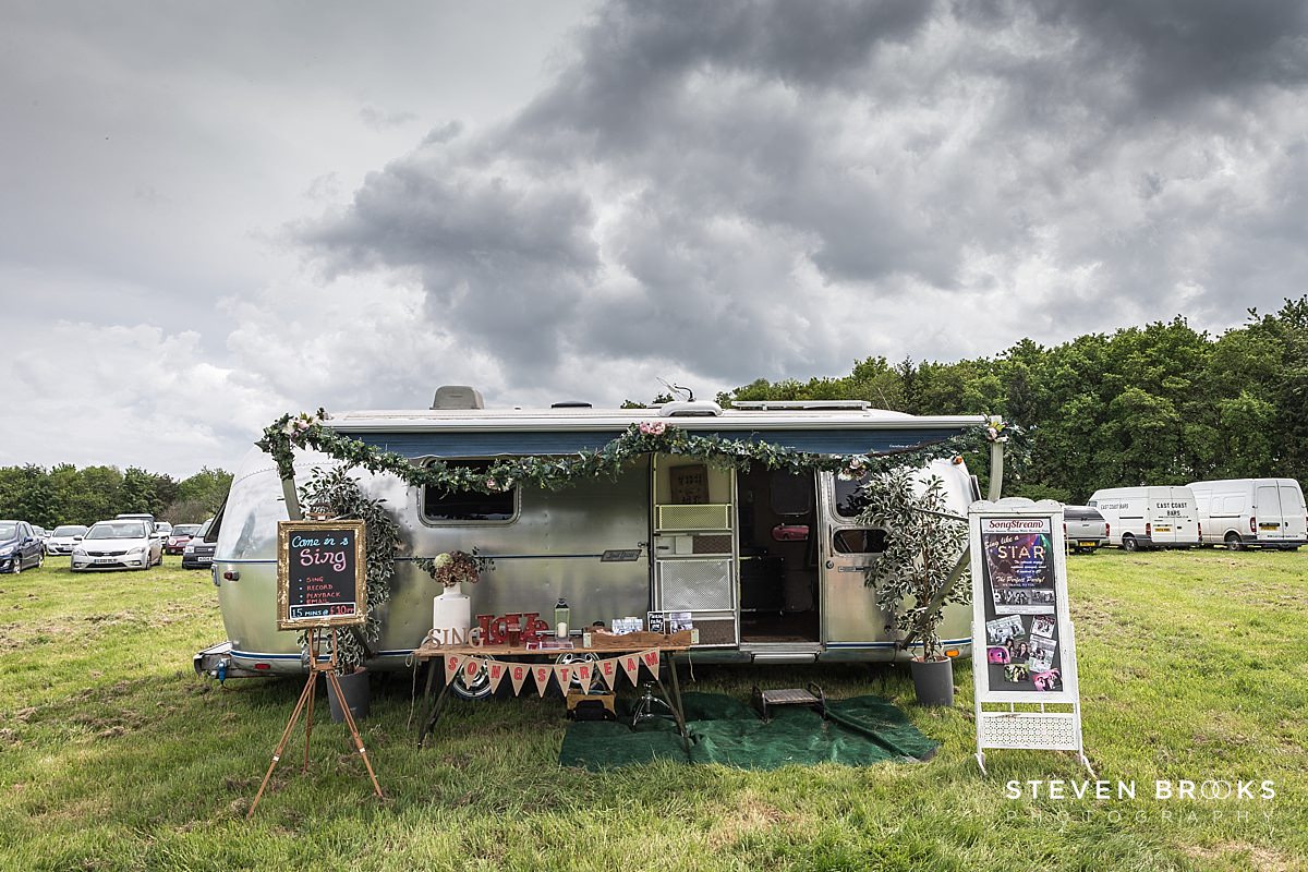 Britain Does Vintage Stody Lodge Norfolk photographer steven brooks photographs an Airstream caravan at Britain Does Vintage in Norfolk